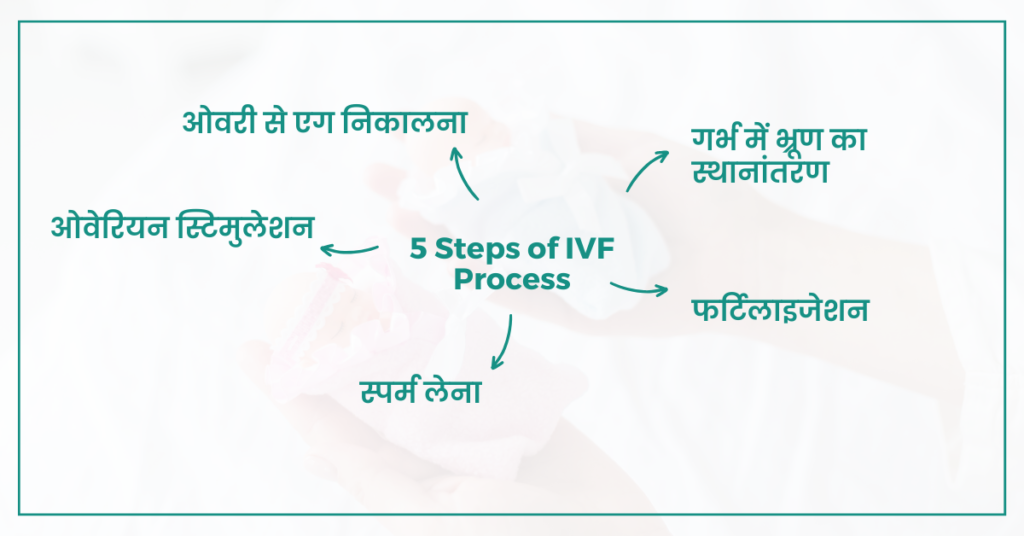 5 steps of IVF process in Hindi