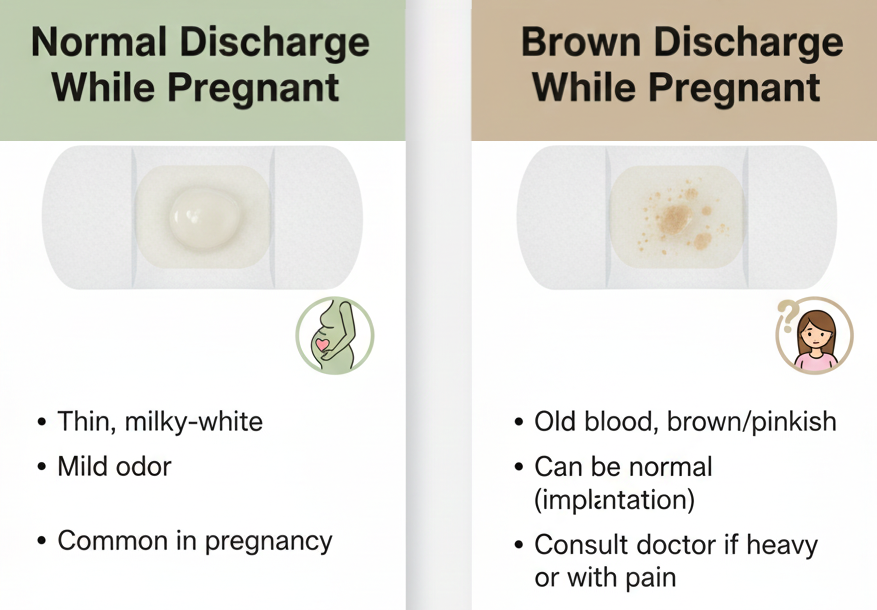 How to Stop Brown Discharge During Pregnancy?