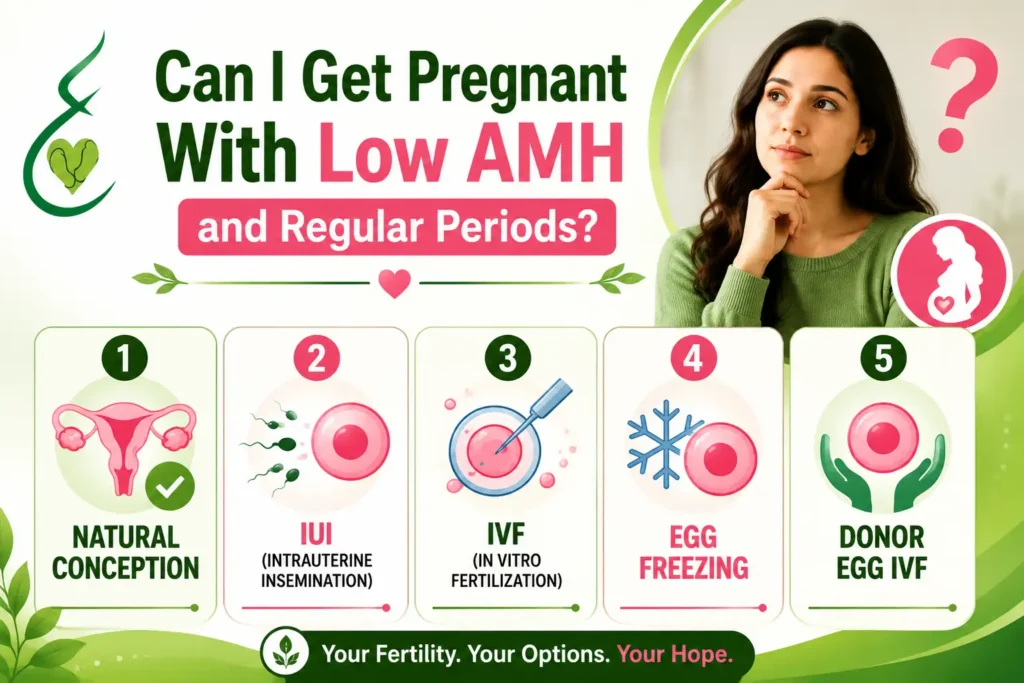 Can I Get Pregnant With Low AMH and Regular Periods?