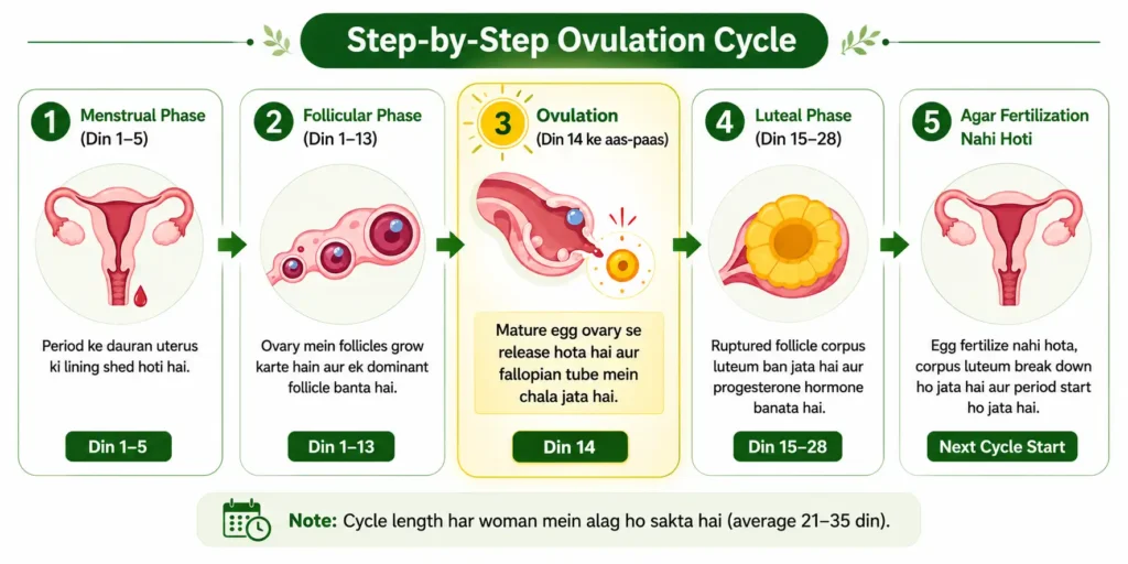 Ovulation Kya h or Ovulation Kab Hota Hai? 1 Ovulation Kya Hota Hai?(Ovulation Meaning in Hindi)