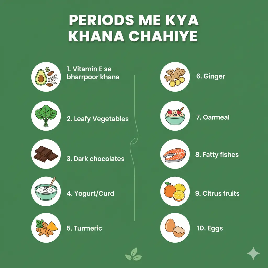 period me kya khana chahiye