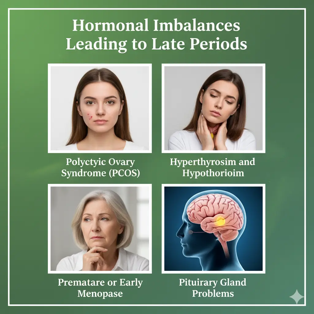 Hormonal Imbalances Leading to Late Periods