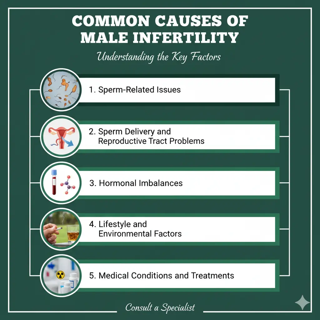 What are the causes of Male Infertility? - Dr Sankalp 3 Common Causes of Male Infertility