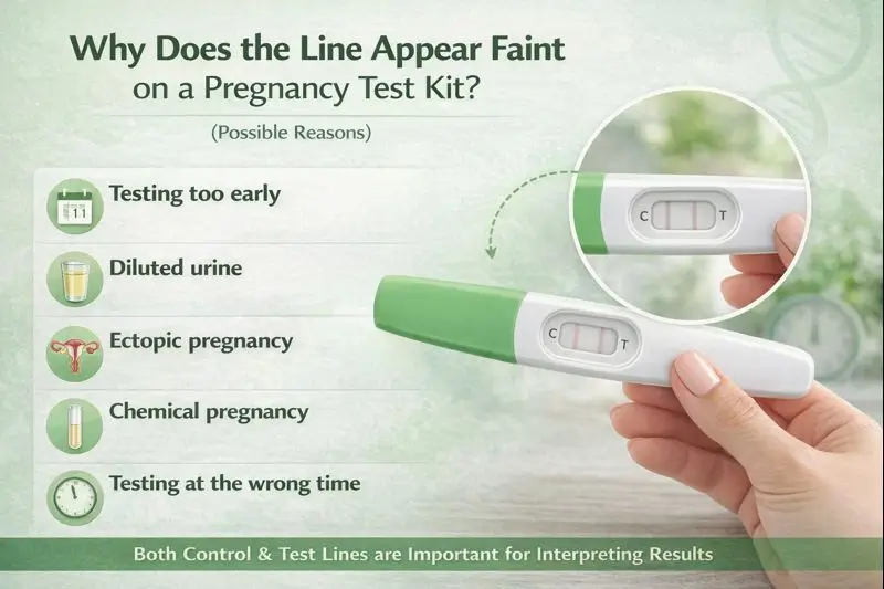 pregnancy kit me halki line aana