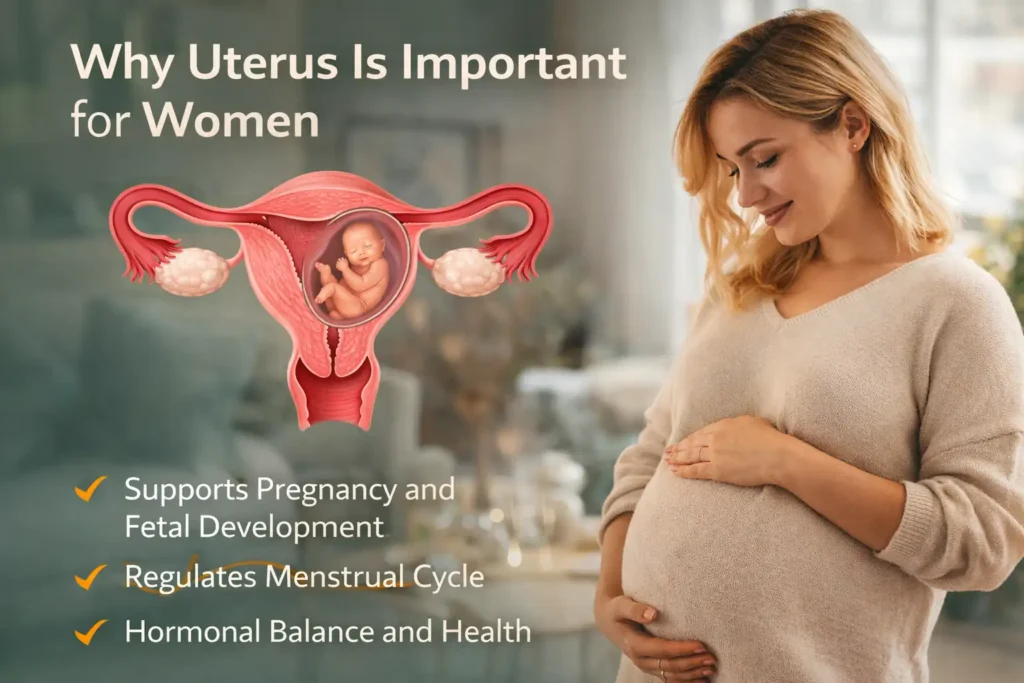 What is uterus in hindi (गर्भाशय क्या होता है?) 3 Uterine Meaning in Hindi and why uterus is important for women