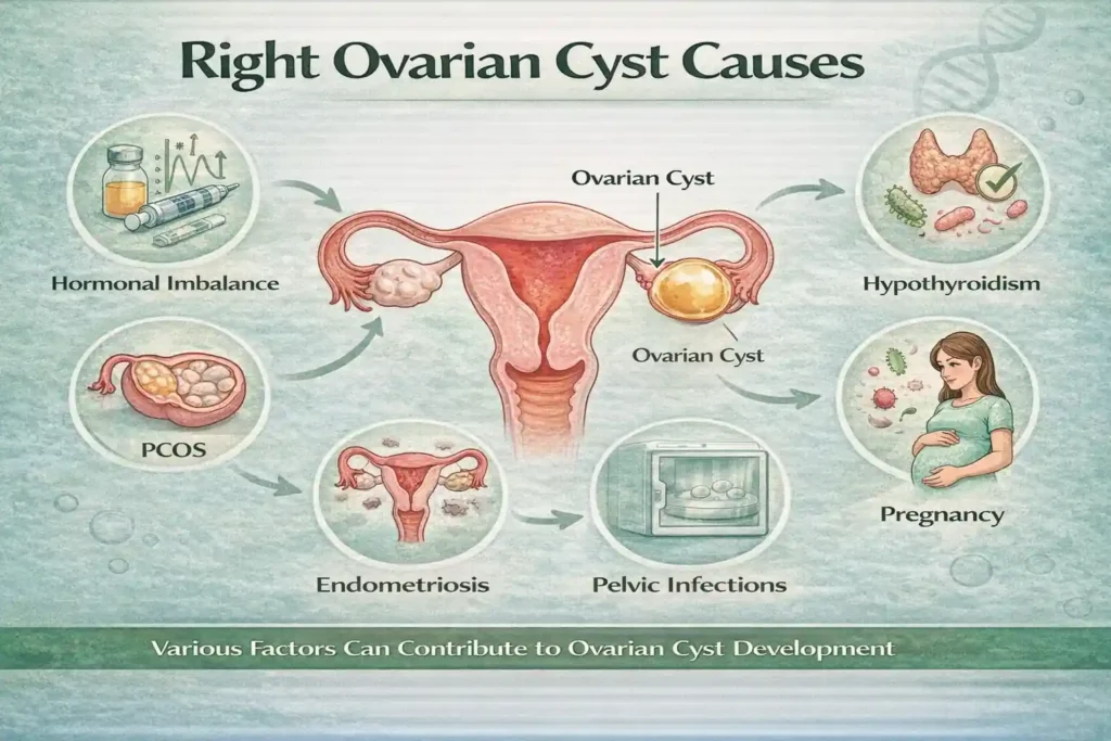 Right Ovarian Cyst in Hindi | दाईं ओवरी में सिस्ट क्या होता है?