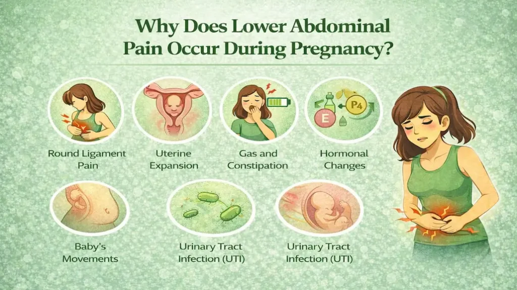 प्रेगनेंसी में पेट के निचले हिस्से में दर्द क्यों होता है?