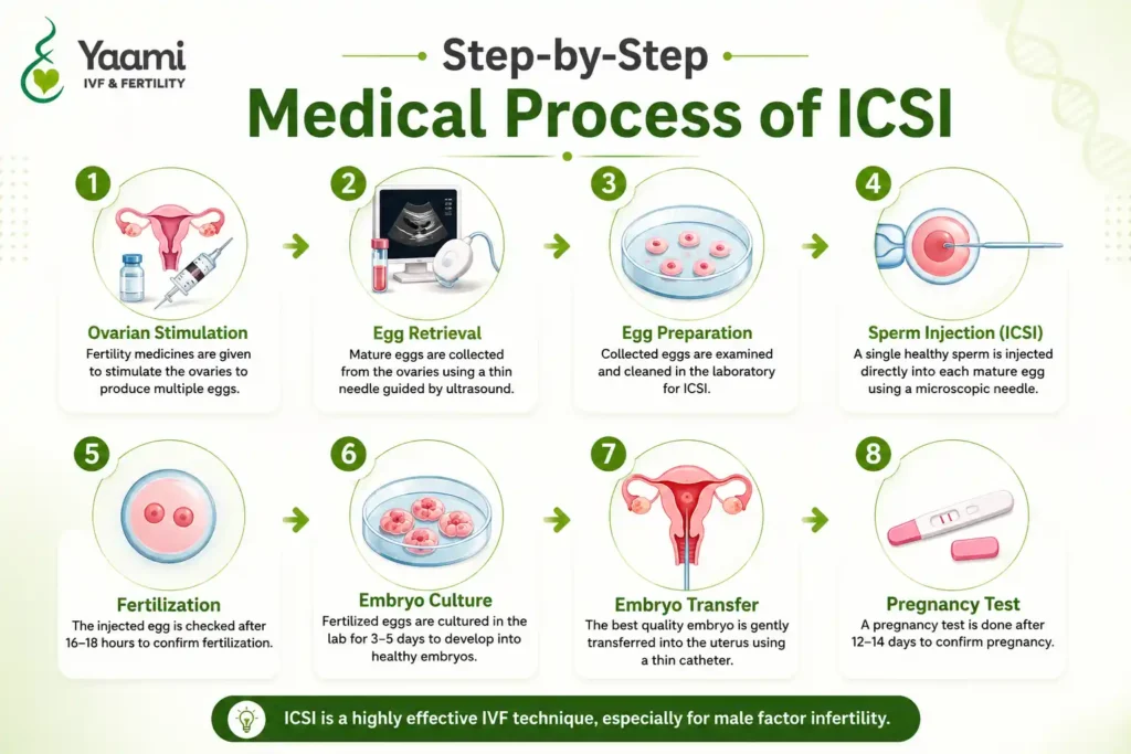 The Step-by-Step Medical Process of ICSI